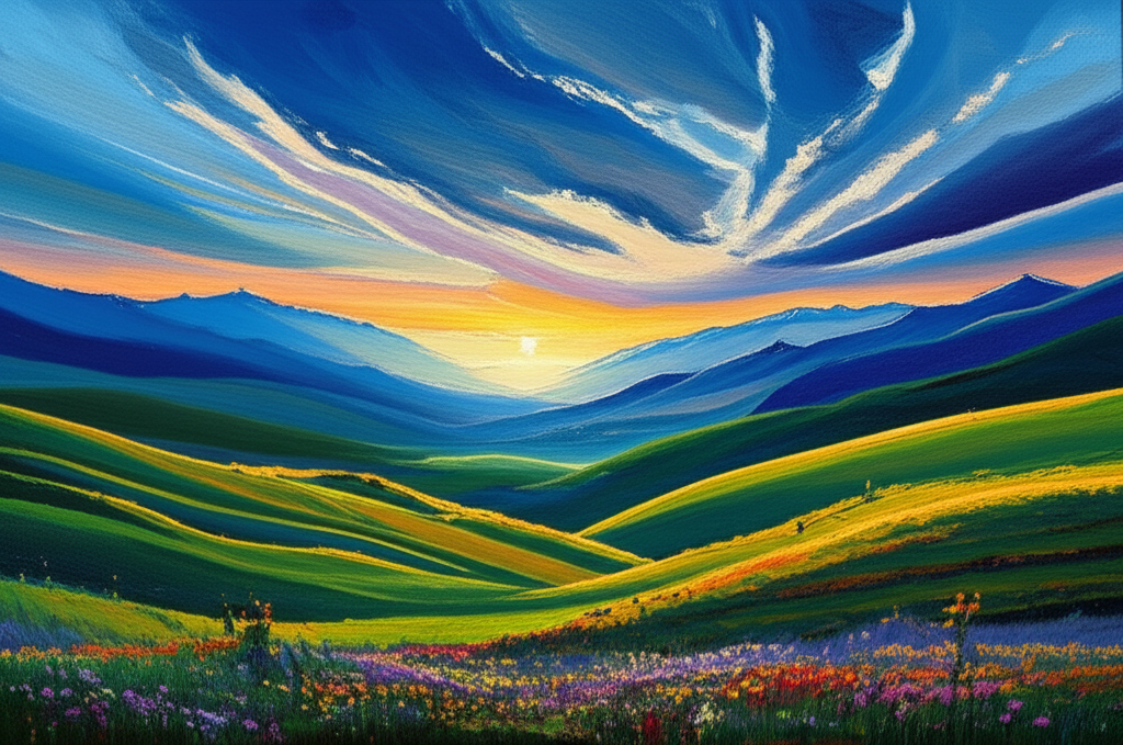Landscape Vista - Landscape painting